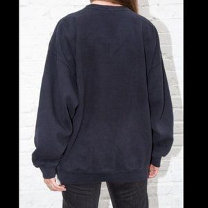 New brandy melville erica navy blue sweatshirt